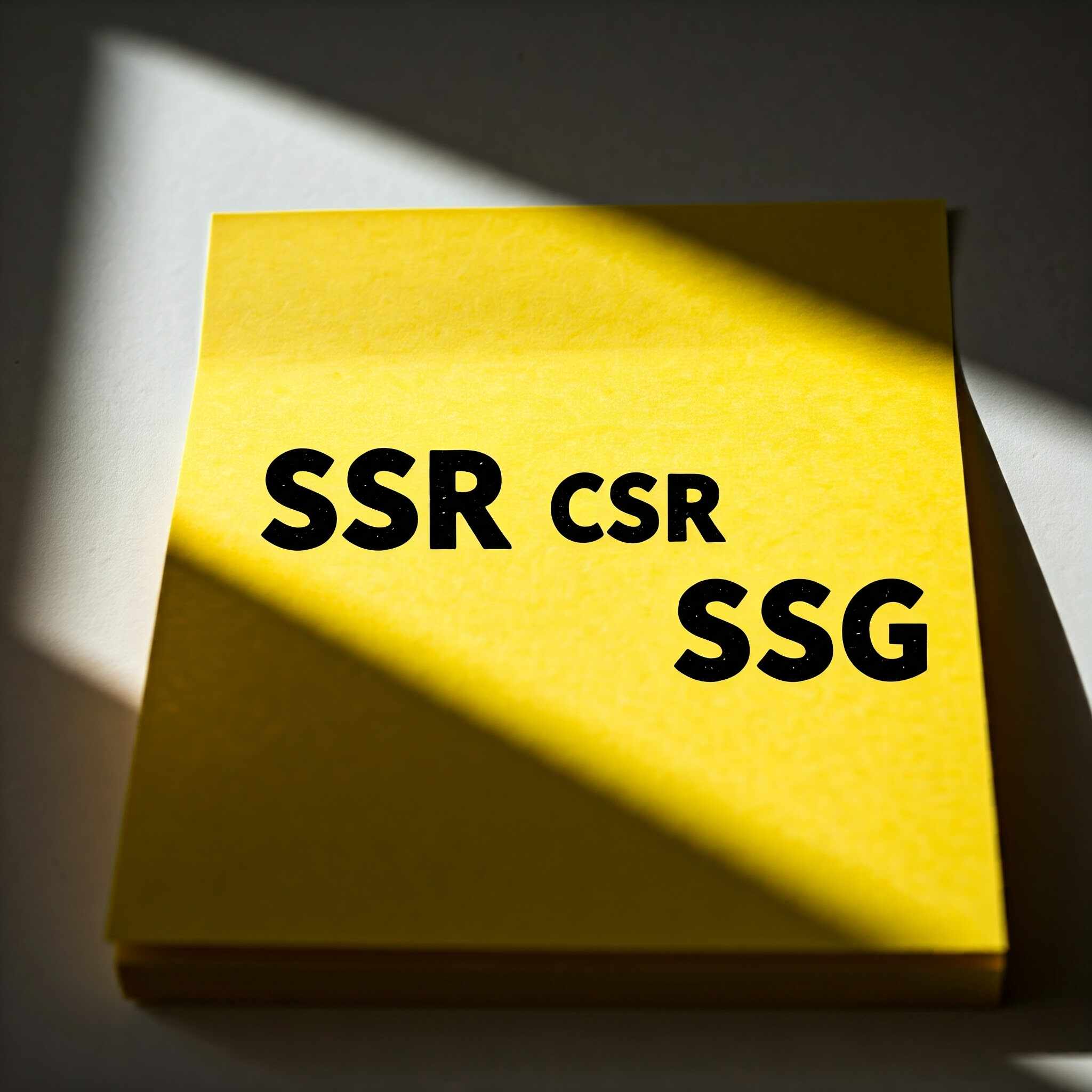 SSR vs. CSR vs. SSG: Choosing the Best Rendering Approach for 2024